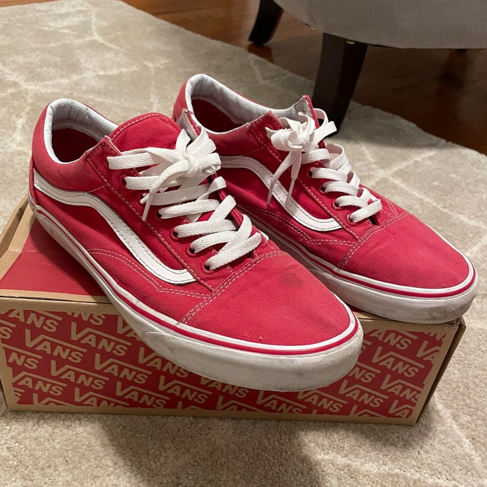 Vans old skool red